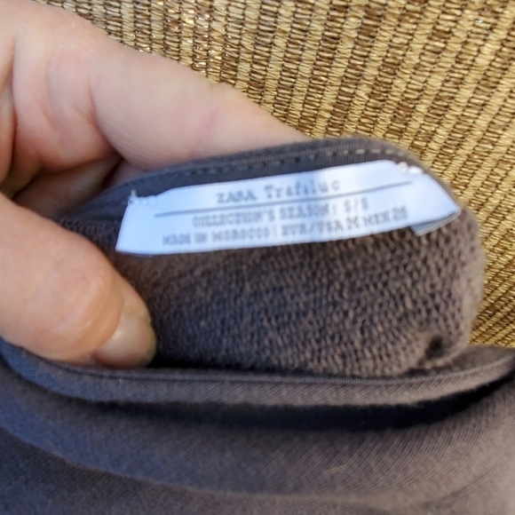 Zara Trafaluc V-Neck Sweatshirt Dress - Picture 4 of 7